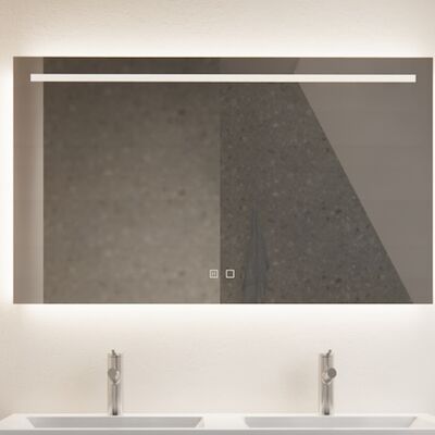 Spiegel Gliss Design Horizontaal Led Standaard Verlichting 180cm En Spiegelverwarming