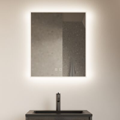 Spiegel Gliss Design Style Framework 11 mm LED Verlichting Met Spiegelverwarming 60cm