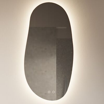 Spiegel Gliss Maya 50×100 cm Verticaal Met LED-verlichting En Spiegelverwarming