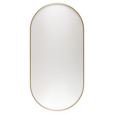 Spiegel Haceka Deco Ovaal 80x40cm Geborsteld Goud