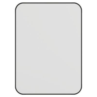Spiegel Haceka Deco Rechthoek Afgeronde Hoeken 55x40cm Mat Zwart