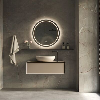 Spiegel Hipp Design Phantom 002 Met Verlichting Incl. Spiegelverwarming (Alle Maten)
