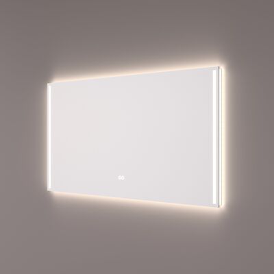 Spiegel Hipp Design SPV 12000 Rechthoek Met Verlichting Incl. Spiegelverwarming (Alle Maten)