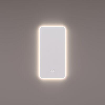 Spiegel Hipp Design SPV 16001 Rechthoek 45×90 cm Met Verlichting Incl. Spiegelverwarming