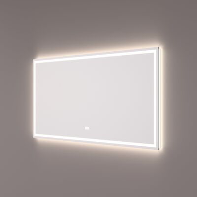 Spiegel Hipp Design SPV 9000 Rechthoek Met Verlichting Incl. Spiegelverwarming (Alle Maten)