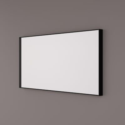 Spiegel Hipp Design SPV 9100 BLI Rechthoek Met Frame Mat Zwart (Alle Maten)