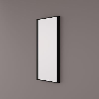 Spiegel Hipp Design SPV 9200 Rechthoek 35×80 cm Met Frame Mat Zwart
