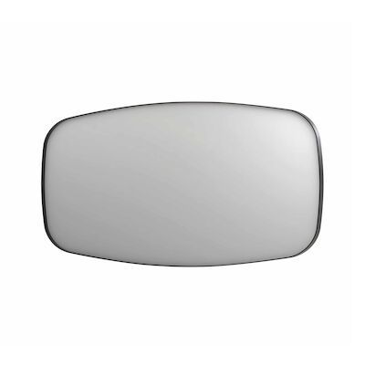 Spiegel INK SP29 Contour 160x4x80 cm in Geborsteld Metal Black