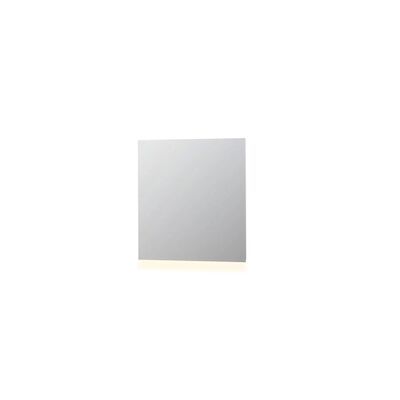 Spiegel INK SP3 80x4x80 mm Met Spiegelverwarming Aluminium Kader