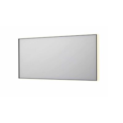 Spiegel INK SP32 160x4x80 cm Incl. Indirect LED-Verlichting Rondom en Spiegelverwarming Geborsteld Metal Black