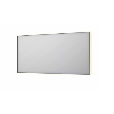 Spiegel INK SP32 160x4x80 cm Incl. Indirect LED-Verlichting Rondom en Spiegelverwarming Geborsteld RVS