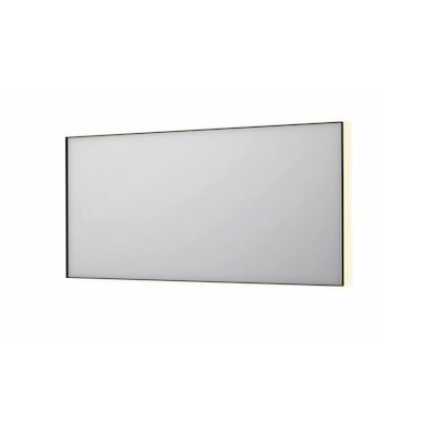 Spiegel INK SP32 160x4x80 cm Incl. Indirect LED-Verlichting Rondom en Spiegelverwarming Mat Zwart