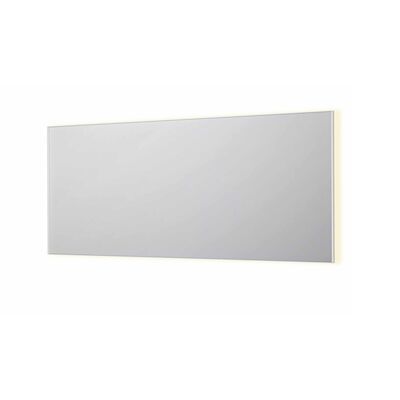 Spiegel INK SP32 180x4x80 cm Incl. Indirect LED-Verlichting Rondom en Spiegelverwarming Mat Wit