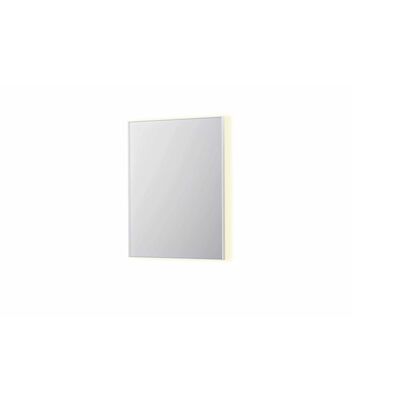Spiegel INK SP32 60x4x80 cm Incl. Indirect LED-Verlichting Rondom en Spiegelverwarming Mat Wit