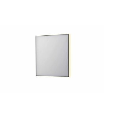 Spiegel INK SP32 70x4x80 cm Incl. Indirect LED-Verlichting Rondom en Spiegelverwarming Geborsteld RVS