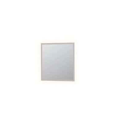 Spiegel INK SP7 80x3x80 cm Met Spiegelverwarming Aluminium Kader