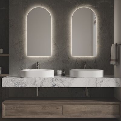 Spiegel Martens Design Bangkok 45×90 cm met Verlichting en Verwarming