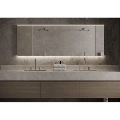 Spiegel Martens Design Praag 140×70 Cm Met Indirecte En Direct Verlichting En Spiegelverwarming