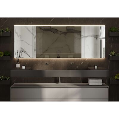 Spiegel Martens Design Praag 160×70 Cm Met Indirecte En Direct Verlichting En Spiegelverwarming