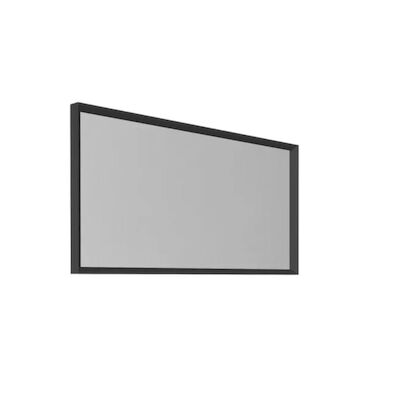 Spiegel Met Kader Allibert Delta 120 cm Mat Zwart