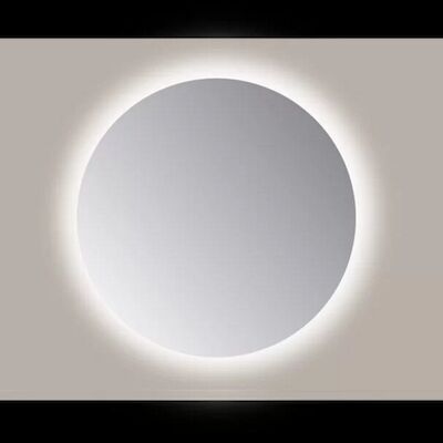 Spiegel Sanicare Q-Mirrors 50×50 cm Rond Met Rondom LED Cold White en Afstandsbediening incl. ophangmateriaal