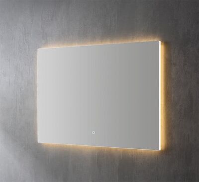Spiegel Sanilux Decor Met Indirecte LED Verlichting 80×70 cm Incl. Spiegelverwarming