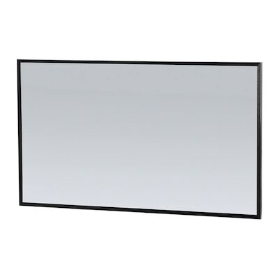 Spiegel Sanitop Silhouette 120x70x2.5 cm Aluminium Zwart