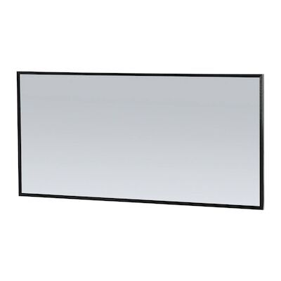 Spiegel Sanitop Silhouette 140x70x2.5 cm Aluminium Zwart