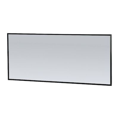 Spiegel Sanitop Silhouette 160x70x2.5 cm Aluminium Zwart