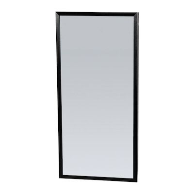 Spiegel Sanitop Silhouette 40x80x2.5 cm Aluminium Zwart