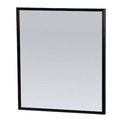 Spiegel Sanitop Silhouette 60x70x2.5 cm Aluminium Zwart