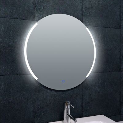 Spiegel Wiesbaden Round Dimbare LED Condensvrij 60 cm