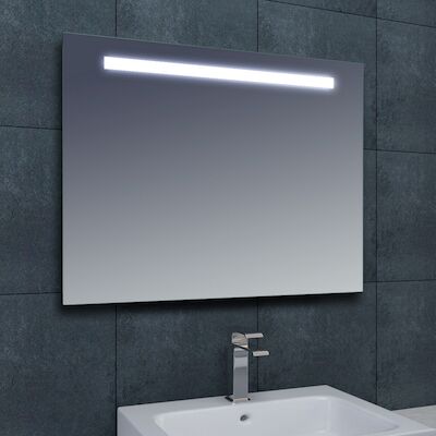 Spiegel Wiesbaden Tigris met LED verlichting en schakelaar 80x80x3cm