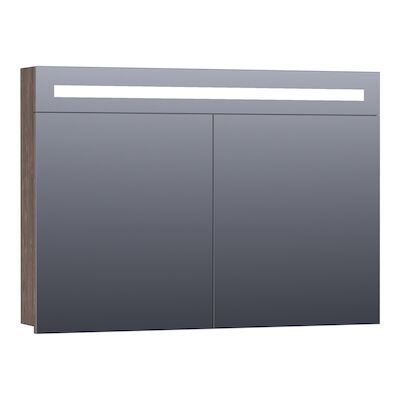 Spiegelkast 2.0 Exclusive Line 100cm Burned Bark
