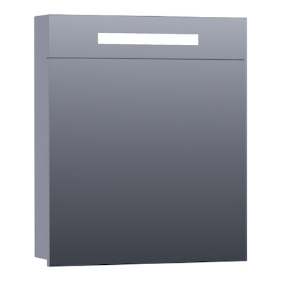 Spiegelkast 2.0 Exclusive Line 60cm Linksdraaiend Mat Grijs