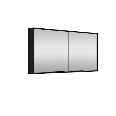 Spiegelkast Allibert Border UTE 120 cm Mat Zwart
