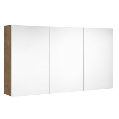Spiegelkast Allibert Look Stopcontact VDE 120x65x18 cm Eik Arlington