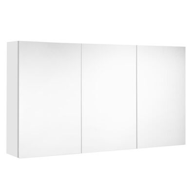 Spiegelkast Allibert Nordik Stopcontact VDE 120x65x18 cm Mat Wit