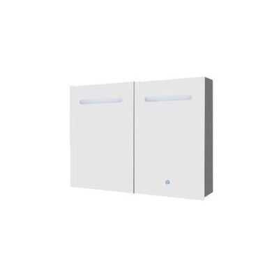 Spiegelkast Best Design Aluma Incl. LED verlichting 90x60cm