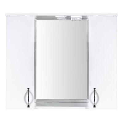 Spiegelkast BWS Aleco 80 cm incl. Verlichting Wit