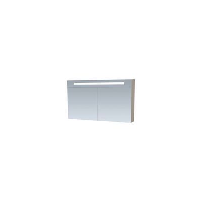 Spiegelkast Double Face Exclusive Line 120cm Hoogglans Taupe