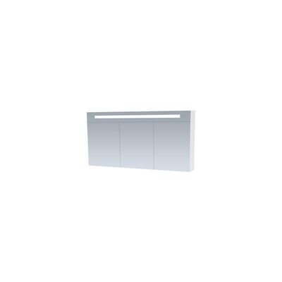 Spiegelkast Double Face Exclusive Line 140cm Hoogglans Wit