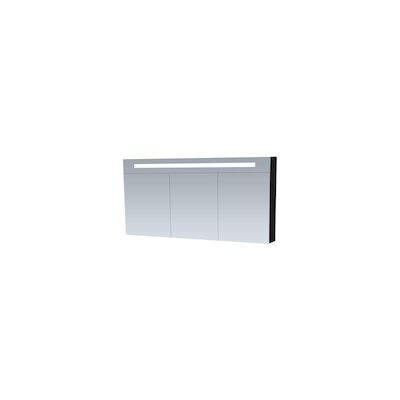 Spiegelkast Double Face Exclusive Line 140cm Hoogglans Zwart