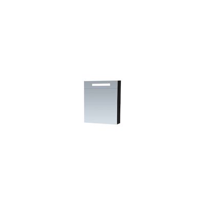Spiegelkast Double Face Exclusive Line 60cm Linksdraaiend Hoogglans Zwart
