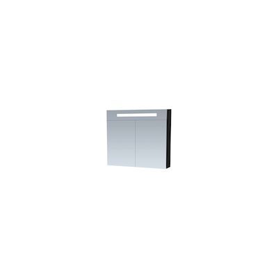 Spiegelkast Double Face Exclusive Line 80cm Hoogglans Zwart