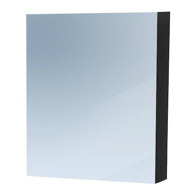Spiegelkast Dual Exclusive Line 60cm Rechtsdraaiend Black Wood