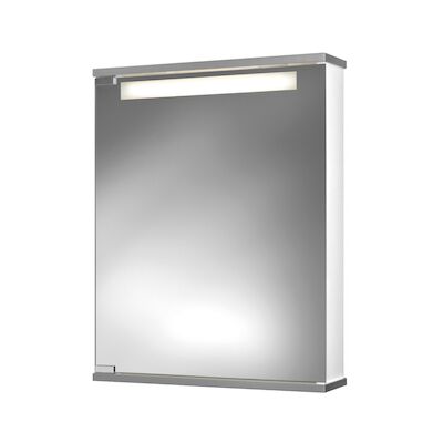Spiegelkast Go By Van Marcke Cento 50x65x14cm MDF Verlichting Wit