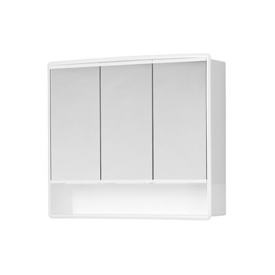 Spiegelkast Plieger Lymo met 3 Deuren 58×49,5×14,5 cm Wit