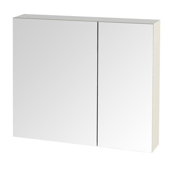 Spiegelkast Tiger S-line 80 cm Met 2 Deuren Hoogglans Wit