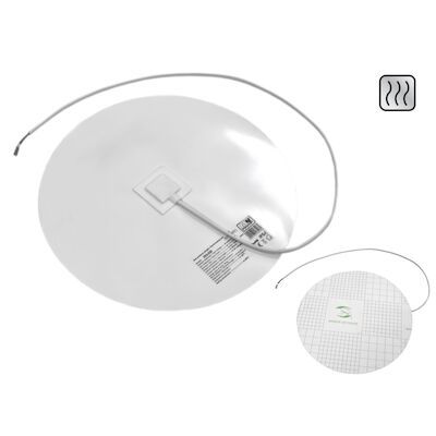 Spiegelverwarming Sanicare Zelfklevend 50cm Rechtstreeks Op Het Lichtnet Aan Te Sluiten